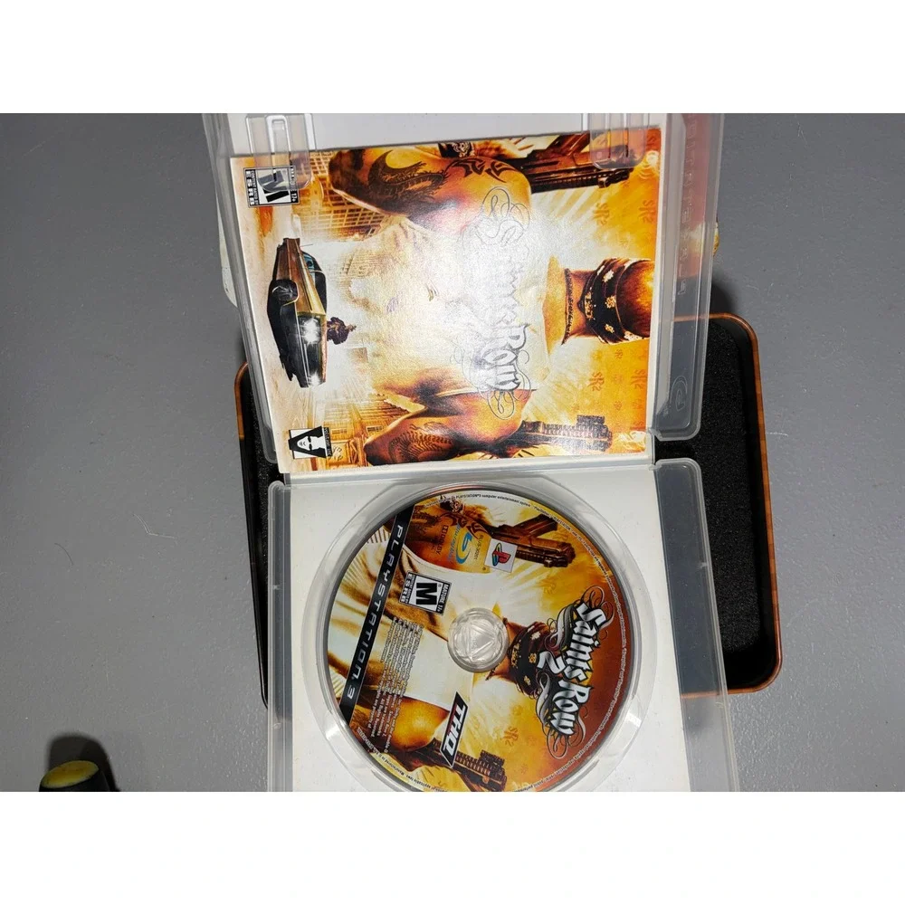 Saints Row 2 PS3 Collector Edition Metallic Tin Case Sony PlayStation 3